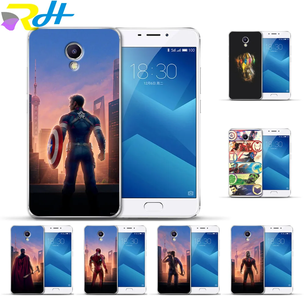 Чехол Etui для Meizu U10 U20 M5 Note M5C M3C Pro 6 M3S Max M5S M6 M3 чехол модных Мстителей: Endgame | Мобильные