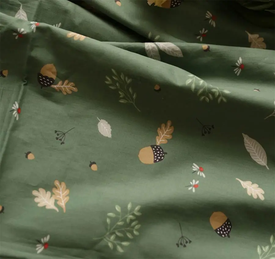 

Pastoral green plaid bedding set teen child,cotton twin full queen King lovely home textile bed sheet pillow case duvet cover