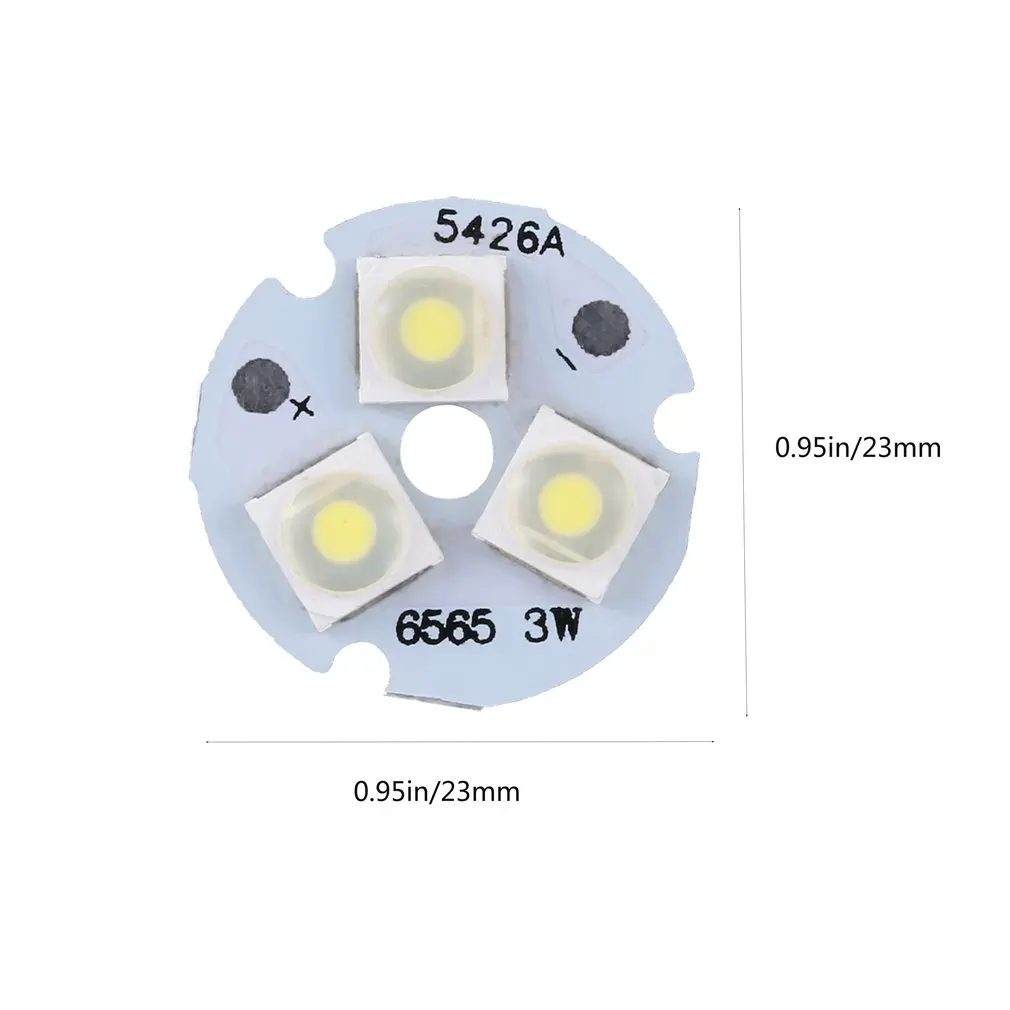 3W чистый белый 3 LED SMD 6565 светильник алюминиевый базовый модуль алюминиевая доска