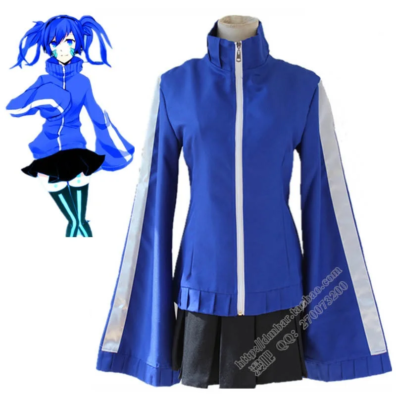 Костюм для косплея по мотивам аниме kagerou project Konoha пальто + платье носки гарнитура