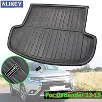 rear trunk fit for mitsubishi outlander 2013 2020 boot liner cargo mat tray floor carpet mud kick protector 2014 2015 2016 2017