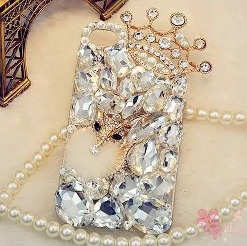 Luxury Rhinestone Bling Back Cover Hard PC Clear Transparent Phone Cases For Samsung Galaxy S6 Edge Plus S7 Note 4 5 J3 J5 J7 J2 |