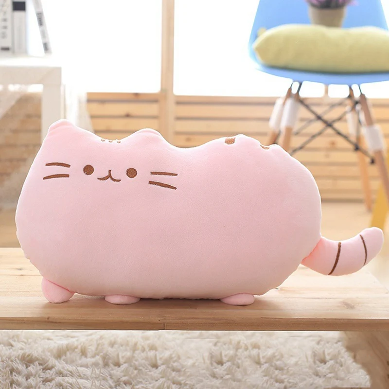 25*20 см плюшевая кавайная игрушка кошка подушка хлопок Печенье плюшевые животные куклы игрушки большой мультфильм Подушка подарок