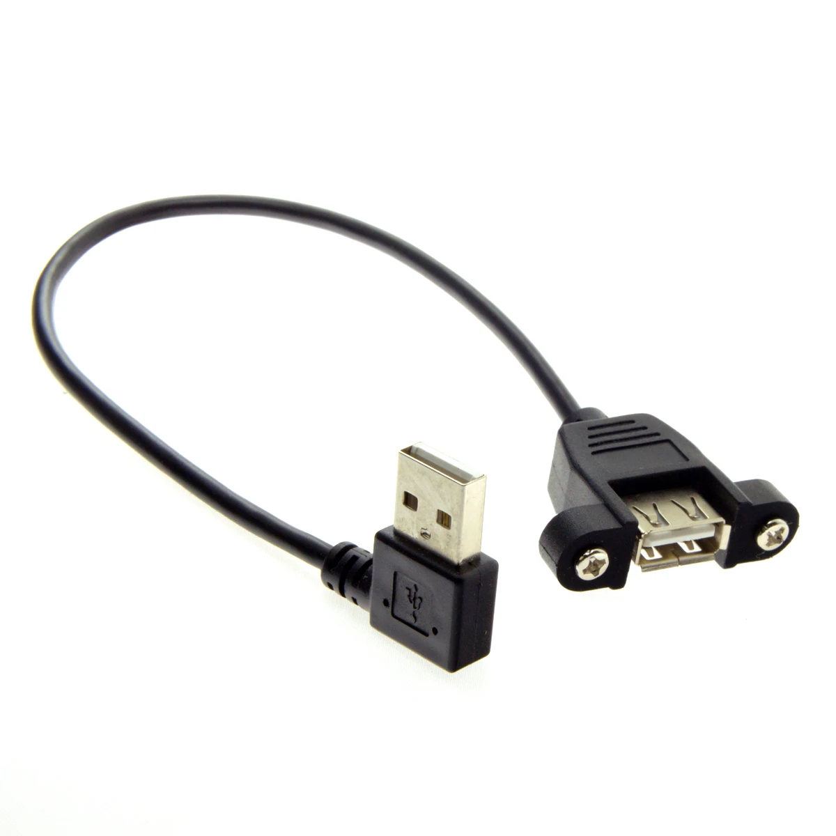 Jimier правый угловой удлинитель с углом 90 градусов USB 2 0 A штекер-гнездо
