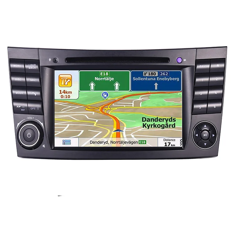 

7" android 10 car gps navigation For Mercedes Benz E-Class W211 E200 E220 E300 E350 Quad Core Wifi 3g Radio stereo multimedia