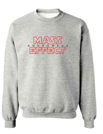 Mass Effect N7 Белый Street Wear Стиль Harajuku Толстовка Хлопок Женщин Толстовки Кофты 2016 Осень