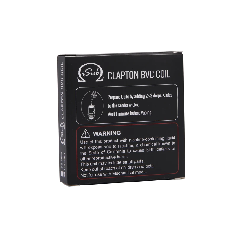 5 шт./лот Innokin iSub Clapton BVC 0.5ohm сменная катушка для G Apex танк распылитель|Испарители