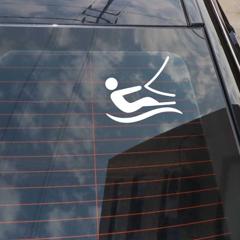 QYPF 12.8*10.2CM Cartoon Boat Ocean Decor Car Sticker Vinyl Accessories Motorcycle Decals C16-1005 | Stickers