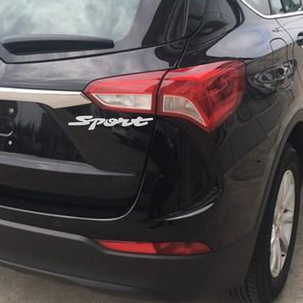 Спортивная эмблема значок Дверь Наклейка 3D ABS хром логотип автомобиля стикер для