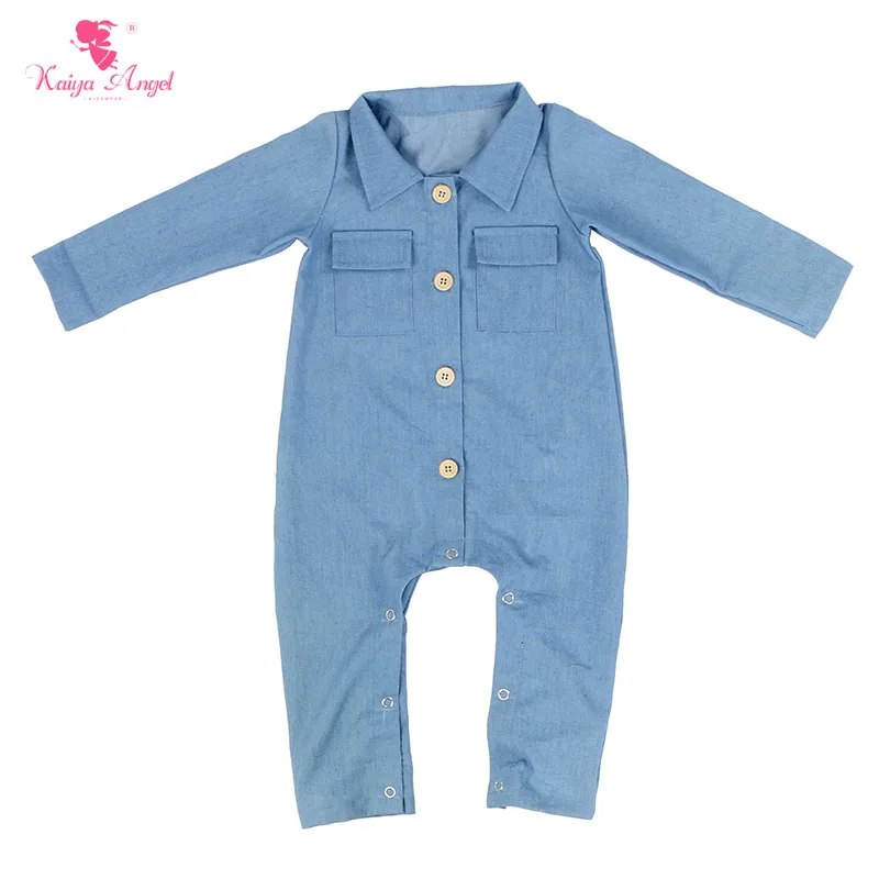 2017 Kaiya Angel Hot Newborn Girl Boy Romper Baby Clothes  Infant Outfit Winter Autumn Warm Jumpsuit Wholesale Sets