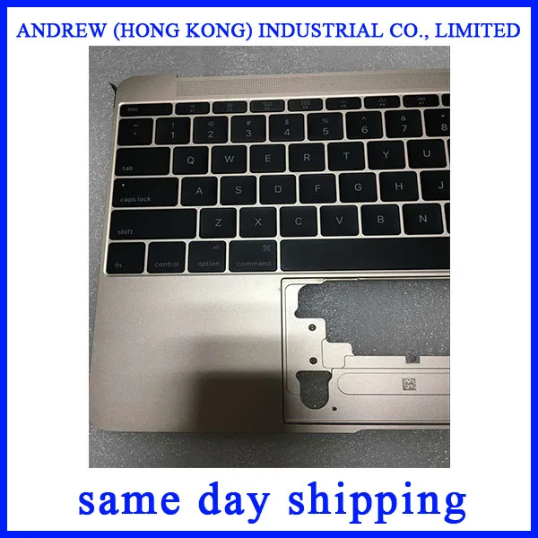 Оригинальный золотой цвет A1534 topcase Для Macbook Pro Retina 12 &quotA1534 Topcase с клавиатурой