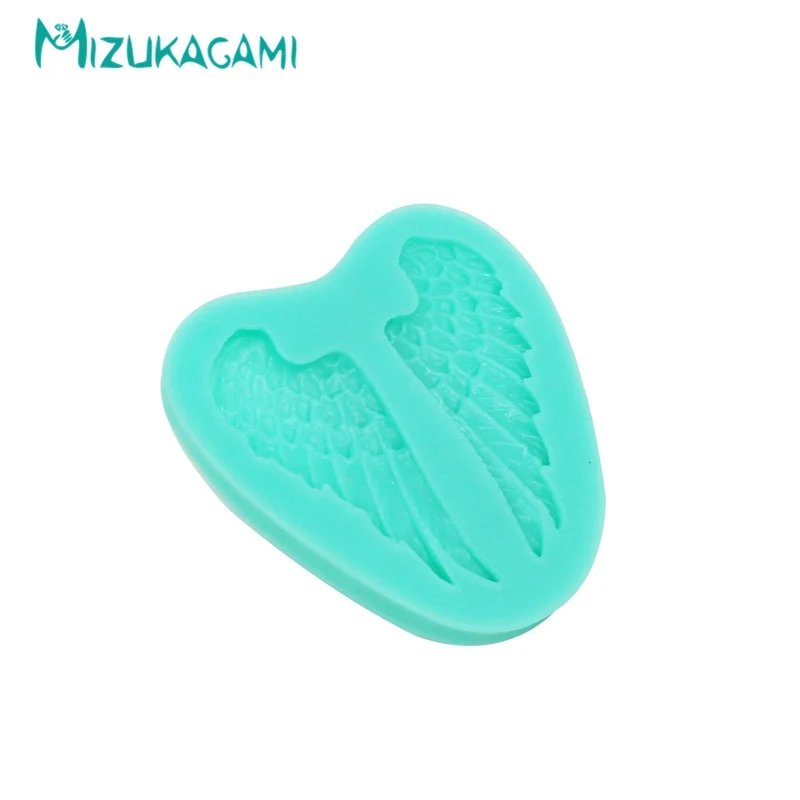 Angel's Wing Molding Fondant Cake Silica Gel Mould Chocolate Tools Kitchen Baking | Дом и сад