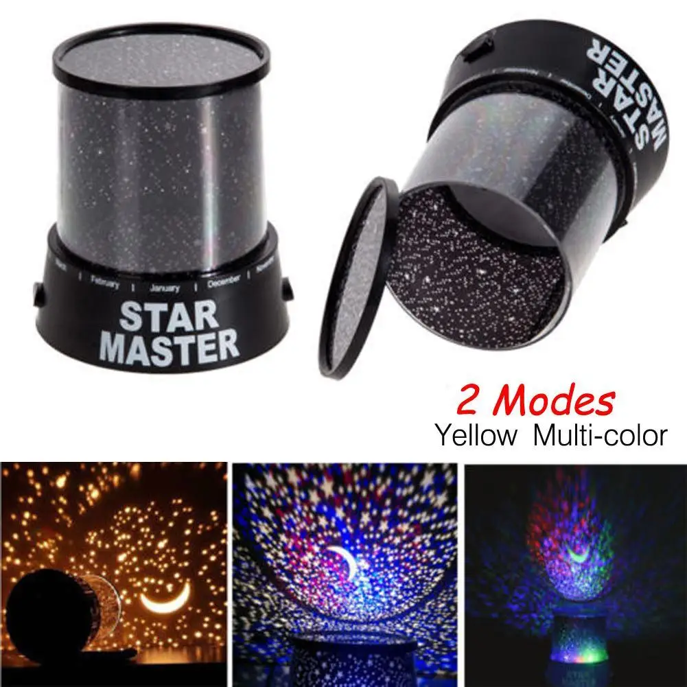 Светодиодный ночник 2 режима Звездное Небо Космос Мастер проектор романтическая