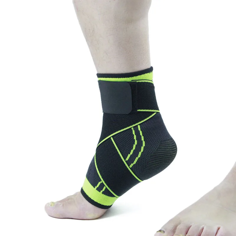 

Men Women Elastic Ankle Support Brace Strap Gym Fitness Exercise Protector Ball Games Outdoor Sports Cycling Running Safety Tool