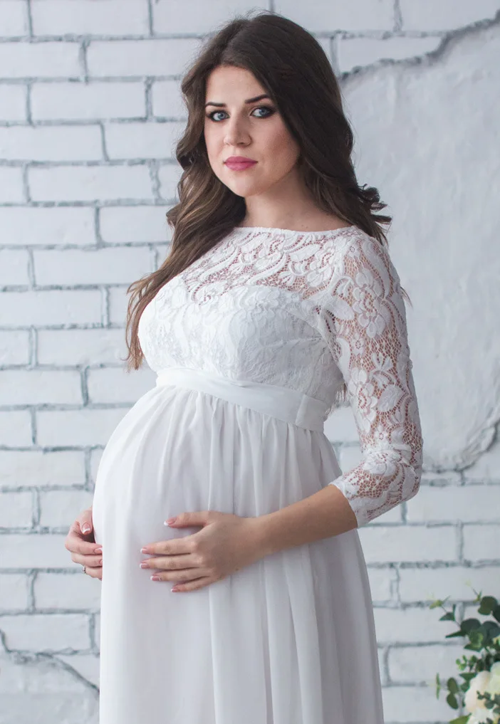 Платье для беременных Новинка Реквизит для фотосъемки для беременных Одежда для беременных кружевное платье для беременных Одежда для фот... от AliExpress WW