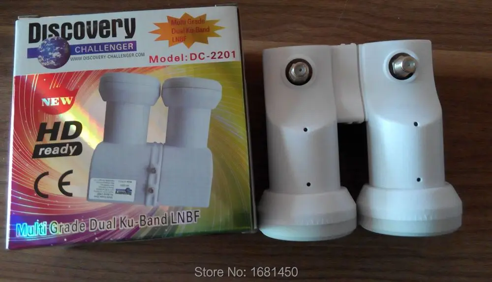Free shIpping !High quality universal Dual KU Band 0.1db single HD LNB SR-322 for satellite TV receiver F.O.9.75-10.6GHZ | Мобильные