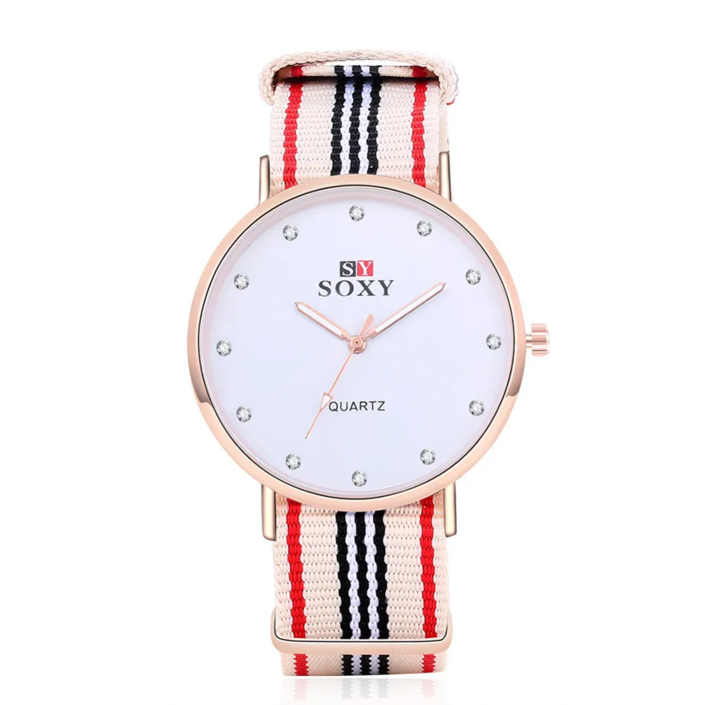 Часы наручные soxy женские кварцевые с тканевым ремешком|reloj brand|reloj fashionreloj multicolor |