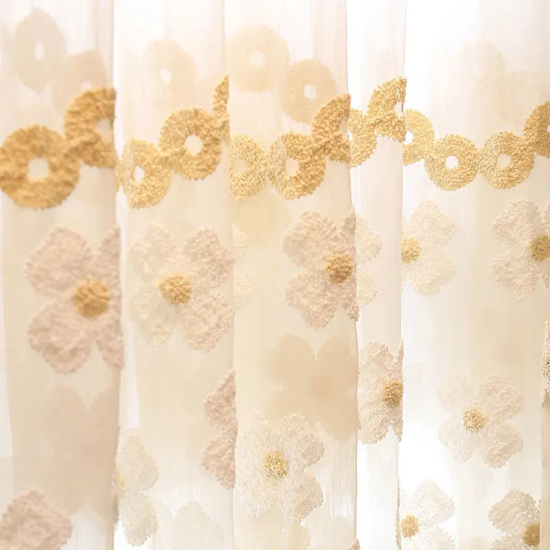 Бесплатная доставка высококлассная садовая гостиная затемненные вышитые синели