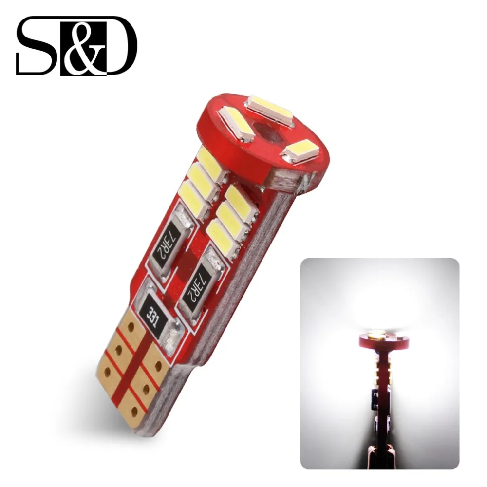 1 шт. Canbus T10 W5W 194 168 светодиодный 4014 SMD безошибочные лампы для автомобильного