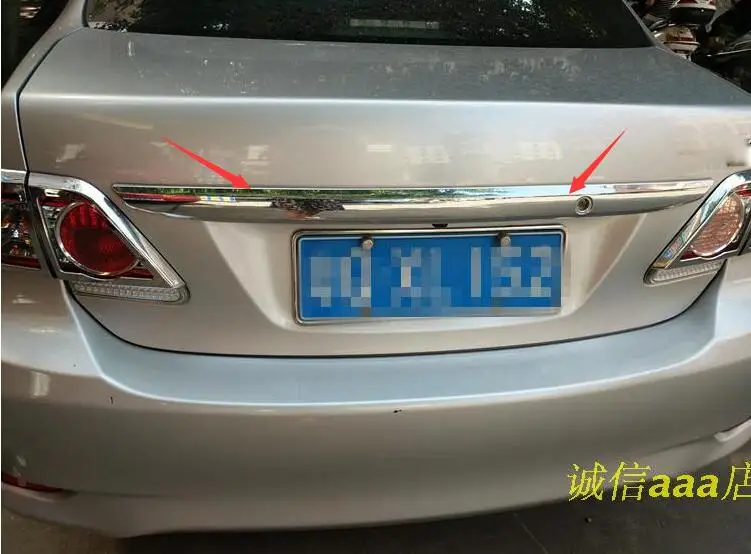 Автомобильный Стайлинг для Toyota Corolla 2011 2012 2013 Abs хром 1 шт. в комплекте задний