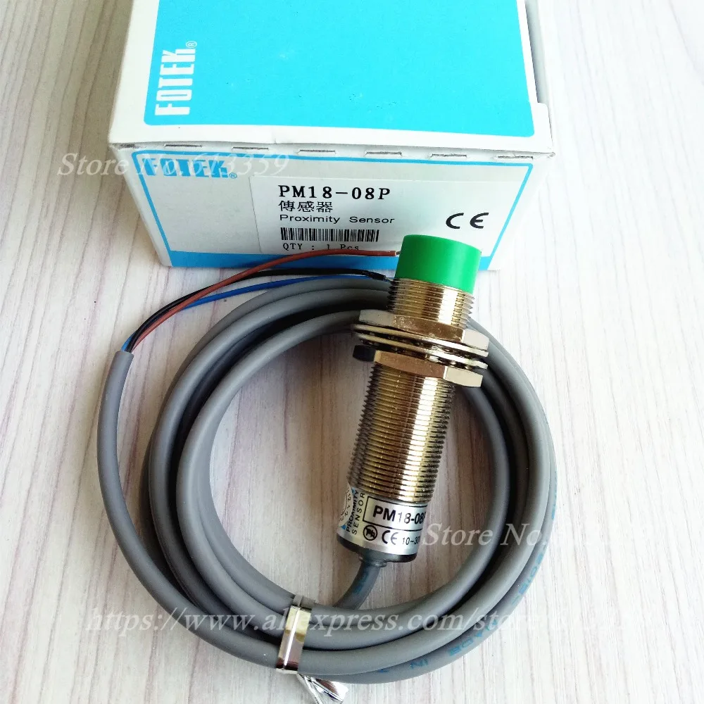 2 шт. PM18-08P PM18-08N FOTEK M18 датчик приближения NO 10-30VDC Sn-8mm Новинка Высокое качество |