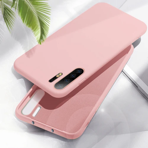 Pink Жидкий силиконовый чехол для huawei P30 Pro Honor 10 Lite 20 9 светильник мягкий чехол Huawey P 30 Honer 9Lite 20Pro водонепроницаемый чехол для телефона s - Цвет: Pink