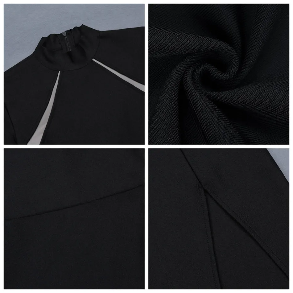 CIEMIILI 2019 New Spring Fashion Sexy Women Dress Back Zipper Floor-Length Bodycon Full Sleeves Turtleneck Party Dresses | Женская