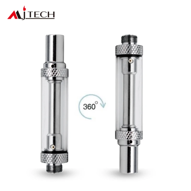 5pcs Original clearomizer 0.5Ml 1Ml Oil Cartridges Glass Tank Vaporizer Starter Kits Vape Top Airflow 1.6Ohm Dual Coil Atiomizer |