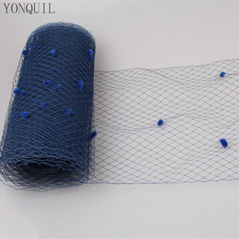 Темно синие разноцветные точка завеса для птичьей клетки 25 см Ширина российские