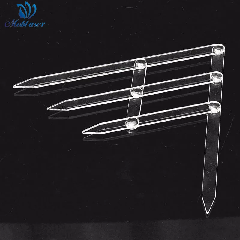 Линейка для бровей с золотым соотношением перманентного макияжа вышивка