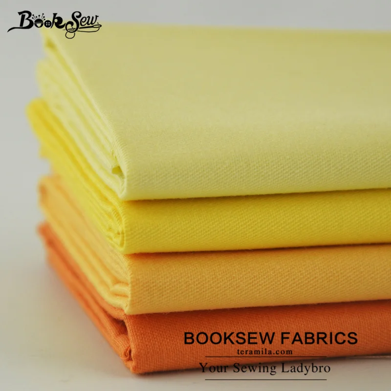 Booksew 100% хлопок 25 шт. однотонные очаровательные пакеты домашний текстиль для