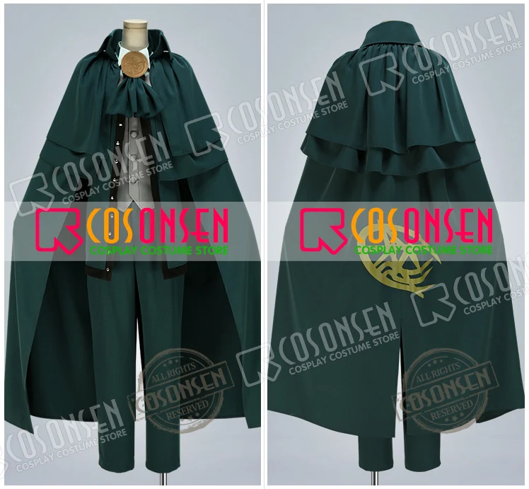Fate Grand Order FGO костюм Монте Кристо Эдмонд дантс Мстители Косплей Костюм с плащом ONSEN