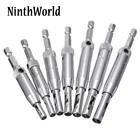 1 компл. Центровочное сверло для дверей, Самоцентрирующийся шарнир, насадка для сверления сердечника, перфоратор, инструменты для деревообработки 564-14 дюйма