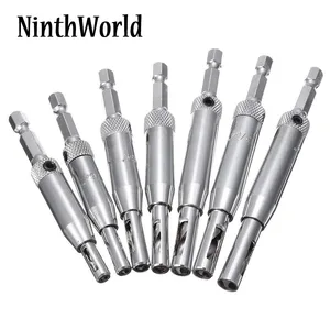 1 компл. Центровочное сверло для дверей, Самоцентрирующийся шарнир, насадка для сверления сердечника, перфоратор, инструменты для деревообработки 564-14 дюйма