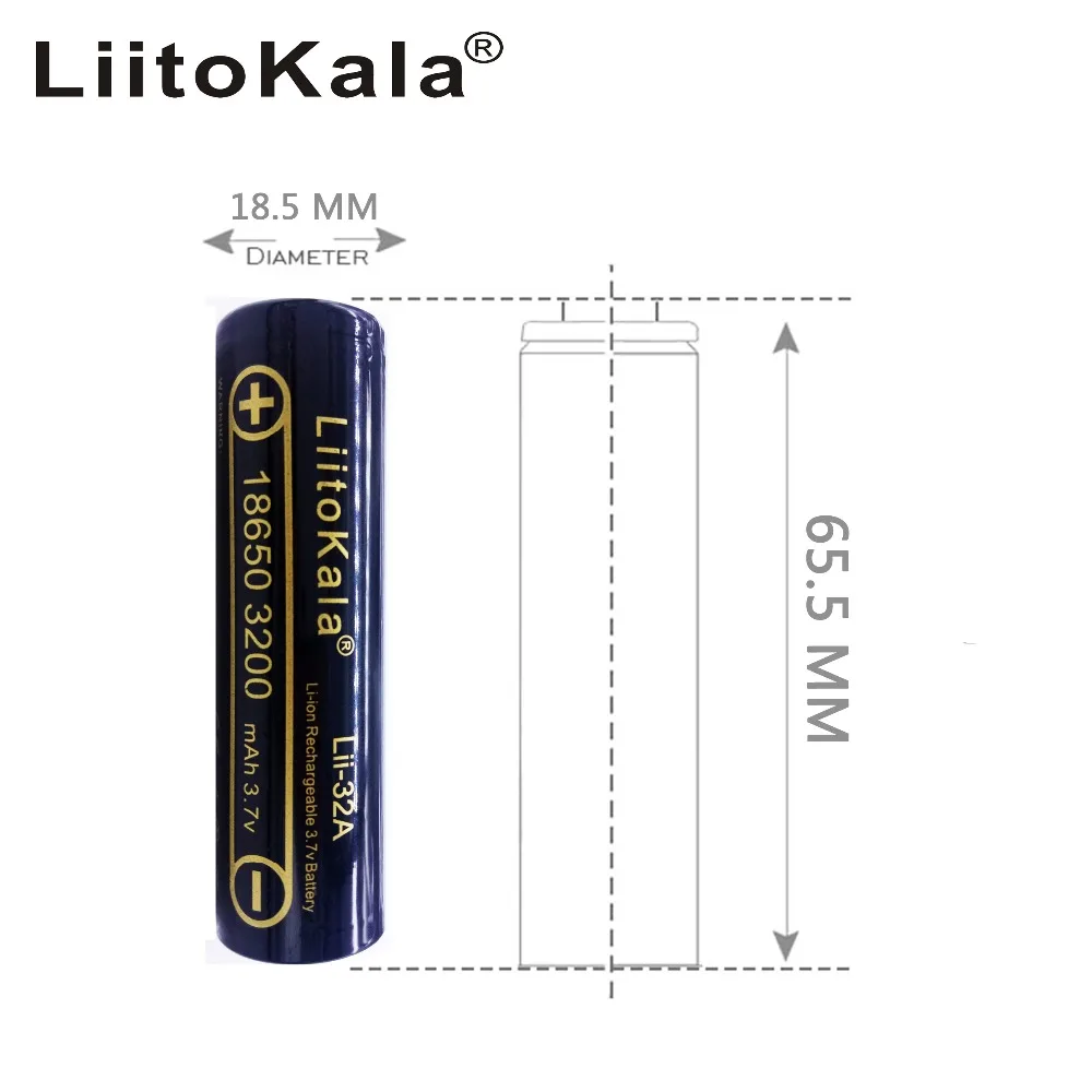 Liitokala lii 202 cargador DE bateria + 2 unids hk 32a 18650 3200 мАч recargable para la linterna desc|bateria 18650| |