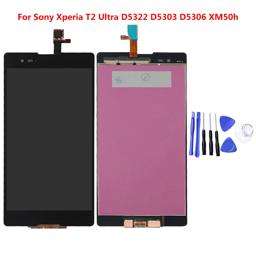 Тестирование 6 0 ''для SONY Xperia T2 ультра ЖК-дисплей Дисплей Сенсорный экран D5322