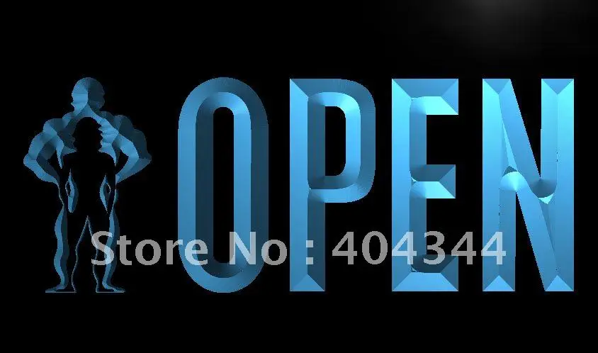 

LK800- OPEN Gym Fitness Centre NEW LED Neon Light Sign