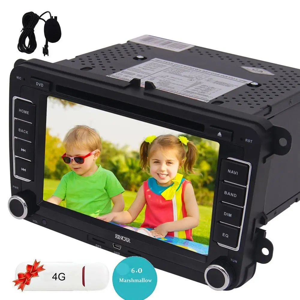 Android 6.0 GPS Авто Радио 7 ''Двойной Дин dvd плеер Поддержка FM AM навигационного