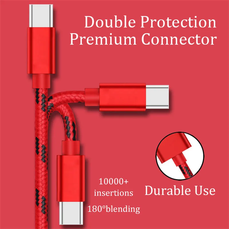 USB кабель Pocophone F1 Type C для быстрой зарядки адаптер передачи данных Samsung Note 9 8 S9 Xiaomi