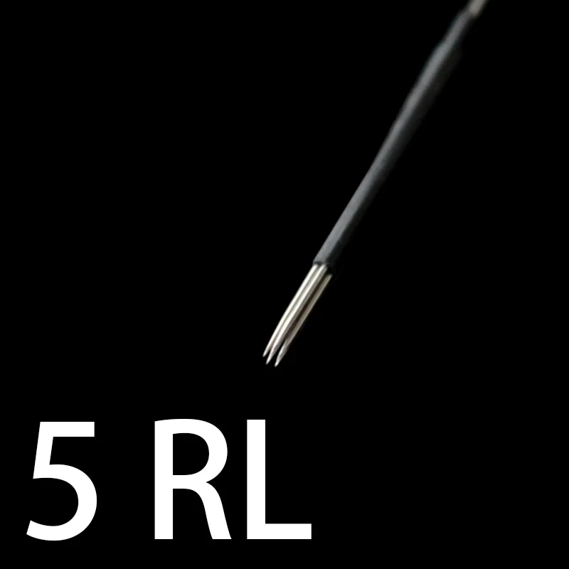 50 шт. 1R/3R/5R/5F/7F традиционные иглы для тату перманентного макияжа микроблейдинга