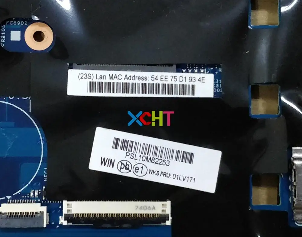 Для Lenovo Yoga X1 FRU: 01LV171 16822-1 448.0A911.0011 Вт I5-7300U cpu 16 Гб RAM ноутбук материнская плата