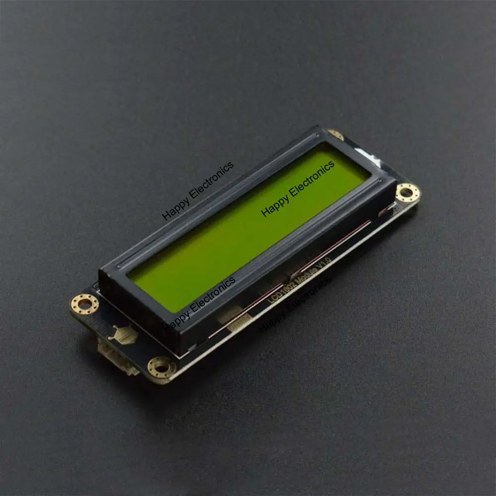 DFRobot гравитационный IIC/I2C LCD1602 Arduino ЖК-дисплей модуль 3 ~ 5 0 В подсветка синий зеленый