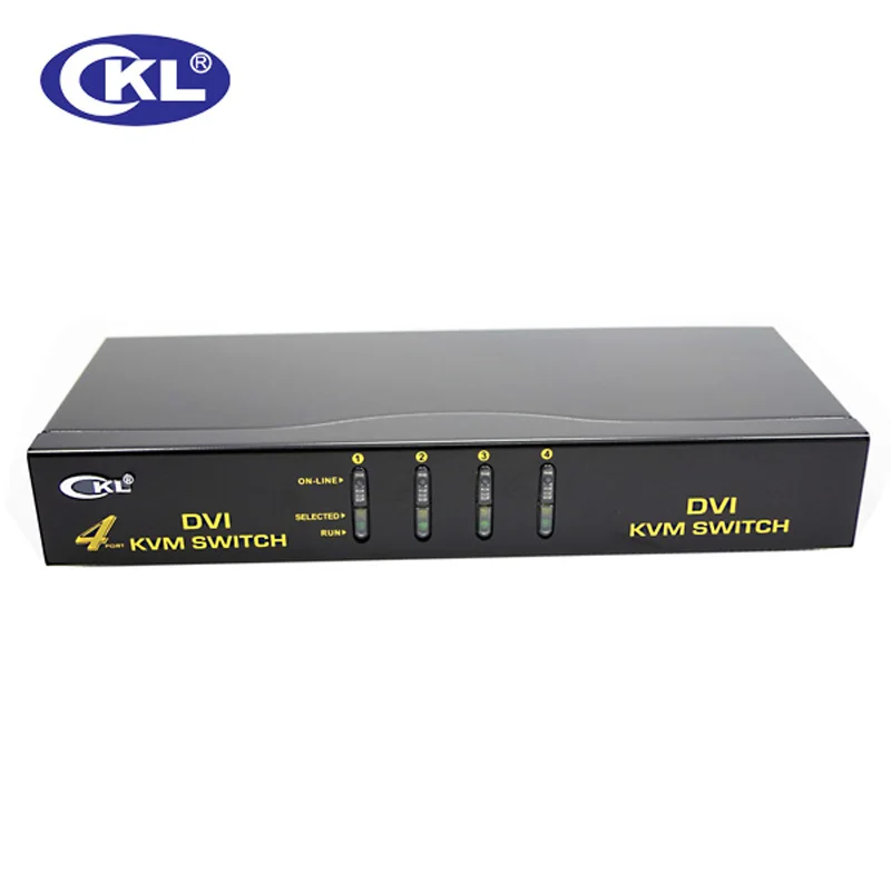 CKL-94D 4 порта USB DVI KVM переключатель с функцией аудио и автоматического сканирования