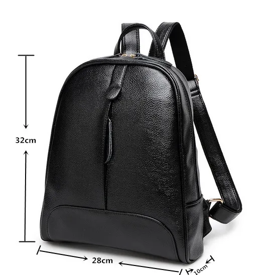 

Women Leather Backpack Women Bag Shopping Bags Calfskin Leather PU Leather