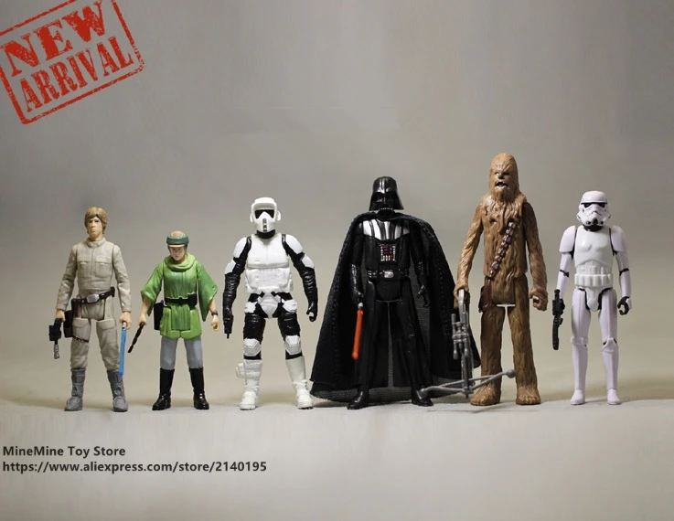 DISNEY Star Wars 8 11 см 6 шт./компл. фигурку модель осанки коллекция украшений аниме