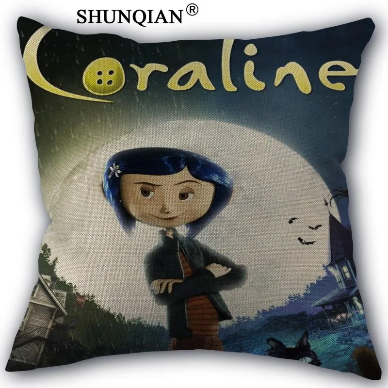 Высокое качество хлопок и лен Coraline декоративная Свадебные наволочки наволочка