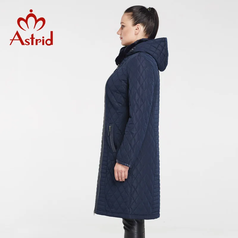 Astrid новинка женское пальто зимние парки с меховым воротником куртки больших
