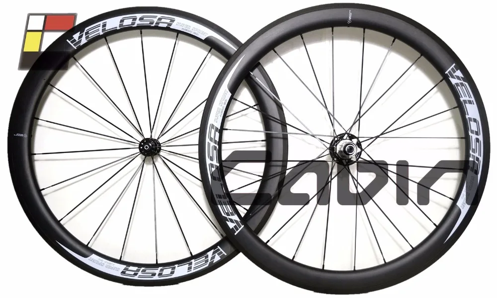 Velosa supreme 50 велосипедная углеродная колесная пара мм клинчерная/трубчатая