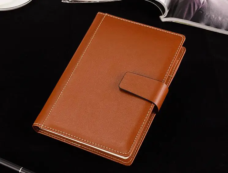 Классический деловой блокнот из искусственной кожи A5 Folios Padfolio, офисный бизнес-блокнот для путешествий