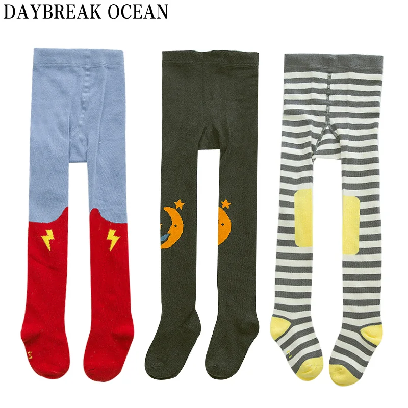 Новые стильные От 0 до 3 лет мягкие хлопковые теплые леггинсы для маленьких